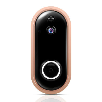 

Smart Home WiFi Doorbell 720P HD Security Camera with Two-Way Audio PIR Motion Detection IR Night Vision 160-Degree Wide Angle Len