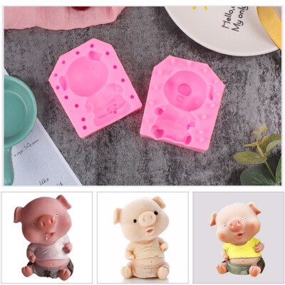 

Gobestart DIY Baby Pig Shape Cake Decor Mold Mousse Cake Ice Cream Baking Mould