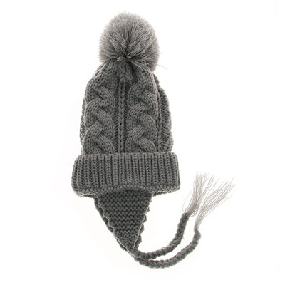 

New Baby Pom Pom Winter Hat For Boys Girls Ball Hat Kids Warm Knitted Hat Newborn Beanie Cap Fashion Cute Infant Cap