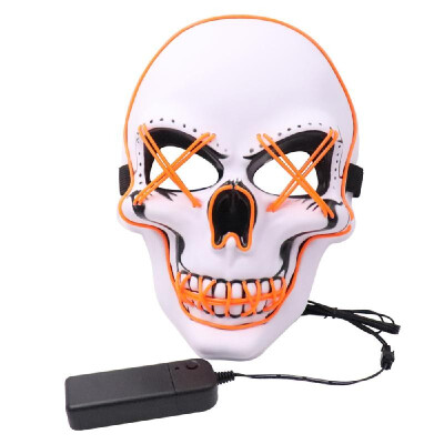 

Halloween Party Mask LED Scary Flash Mask EL Line Light Mask Cosplay Mask Party Clothing Mask Supplies Multi-color Optional