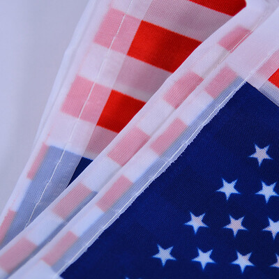 

Gobestart 20 Pcs Per Set American Flag String America USA Bunting Banner