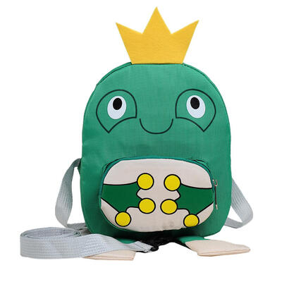

Cute 3D Cartoon Frog Pattern Backpacks Kids Girls Boys Nylon Small Knapsack