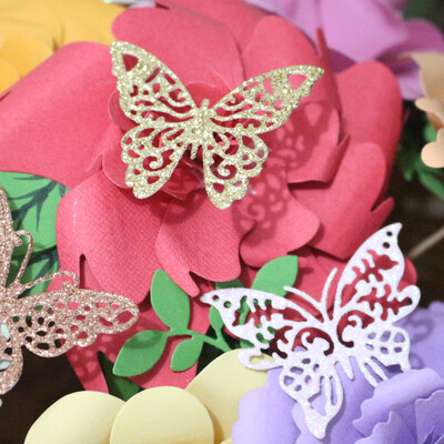 

Siaonvr New Flower Heart Metal Cutting Dies Stencils DIY Scrapbooking Album Paper Card
