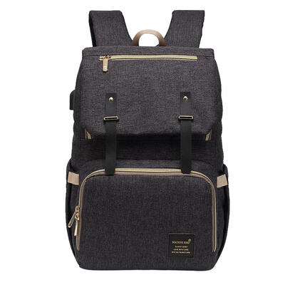 

USB Charging Waterproof Mummy Diaper Bag Maternity Nappy Large Backpacks