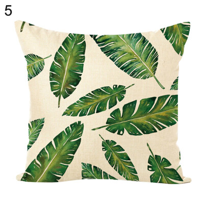 

Sparse Monstera Leaves Square Throw Pillow Case Cushion Cover Sofa Bed Car Decor