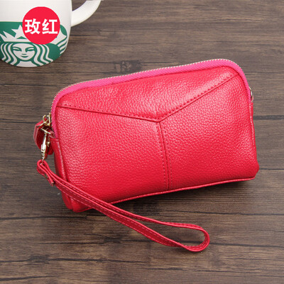

Has been quality inspection new fashion leather ladies clutch bag Korean version of the leather ladies purse handbags mobile phone bag