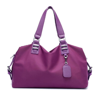 

Women Handbag Nylon Waterproof Solid Large Capacity Multifunction Casual Outdoor Sports Tote Weekend Travelling Bag