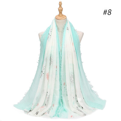 

2018 new retro celebrity style cotton&linen thickening super beautiful cashew flower Tibet Yunnan Lijiang style scarf shawl