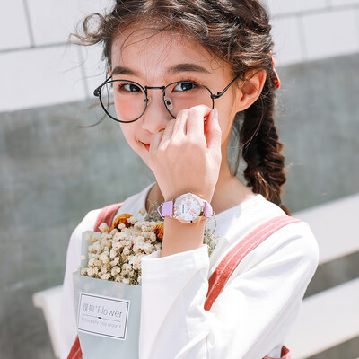 

Childrens watch girl waterproof junior high school students primary school luminous cute girls girls female models Korean ve