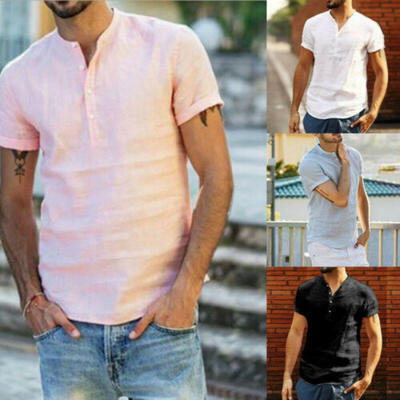 

UK Stock Mens T Shirt Short Sleeve Tee Top Fashion Men Shirts Casual Tops -3XL