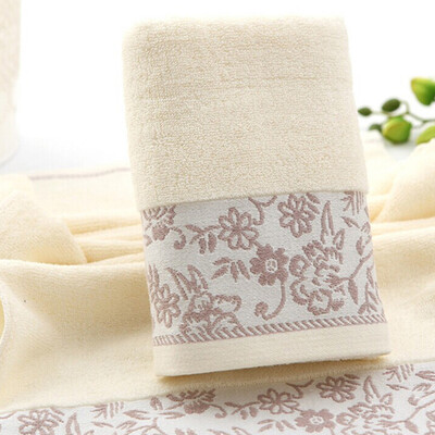 

Gobestart Wisteria Flowers Patterns Bathroom Face Towel Soft 100 ​Cotton Random Color