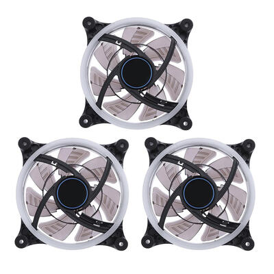 

12V Computer Case PC Cooling Fan RGB LED 120mm QuietIR Remote Controller