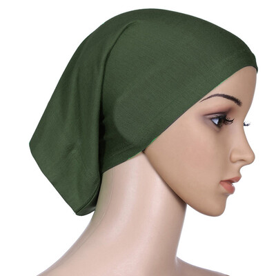 

Fashion Charm Cotton Muslim Headscarf Inner Hijab Caps Islamic Underscarf Ninja Hijab Scarf
