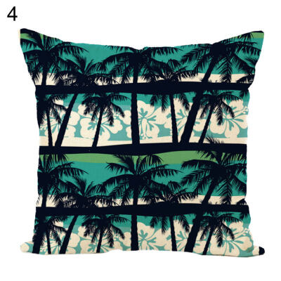 

LondonHigh HeelCoconut Tree Throw Pillow Case Cushion Cover Sofa Bed Car Decor