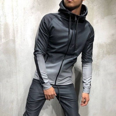 

SUNSIOM Men Waterproof Windbreaker ZIPPER Jacket hoodie Light Sports Outwear Coat Gym