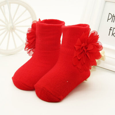 

0-6 Month Toddlers Infants Ankle Socks Baby Girls Princess Flowers Socks