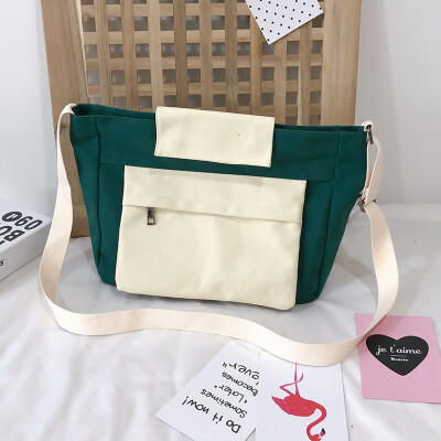 

Ins 100 canvas bags for girls with diagonal bags