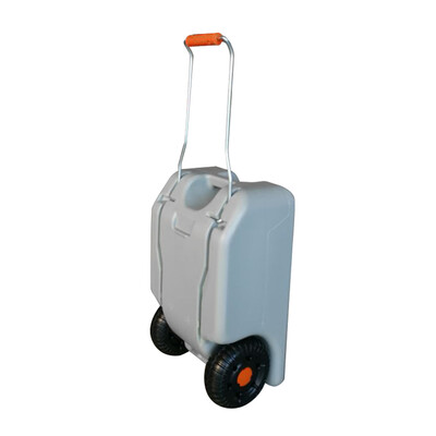 

Ktaxon Portable 25L Water Tank on Wheels Camping Caravan Storage Container Motorhomes RV Tote Fresh Waste Holding