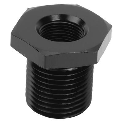 

Universal Aluminum Alloy Automotive Car Threaded Oil Filter Adapter Black