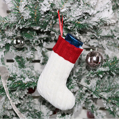 

Siaonvr Christmas Supplies Gift Bag Christmas Tree Wool Knit Socks Christmas Bag
