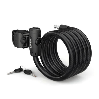 

Xiaomi HIMO L150 Portable Anti-Theft Folding Lock with 150cm Steel Flex Cable&2 Keys for Electric Bicycle