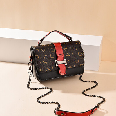 

Womens fashion casual small square bag Korean version of Joker Messenger bag ladies small handbag