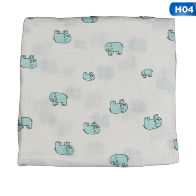 

Soft Large 100 Cotton Muslin Swaddle Squares Blanket for Baby 120x120 cm Nice