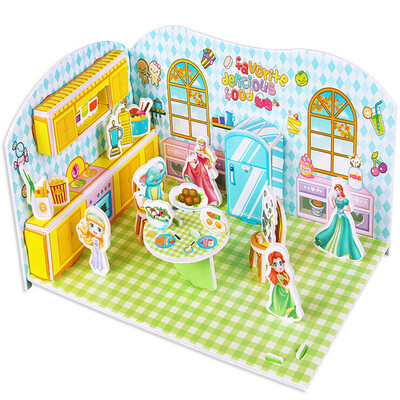 

YIWULAPretty Dream HOUSE 3d Puzzle House THE BEST DIY Gift Kids Toy Games