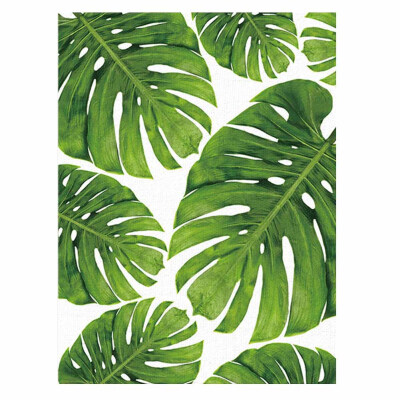 

3 Styles Palm Leaf Wall Sticker Home Hanging Wall Frameless Painting Poster Decoration Murals Nordic Home Watercolor Wallpaper