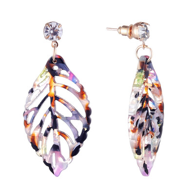 

New Fashion Style 1 Pair Butterfly Leaves Hollow Ear Nail Dangle Earrings Women Girl Birthday Elegant And Cute Gifts