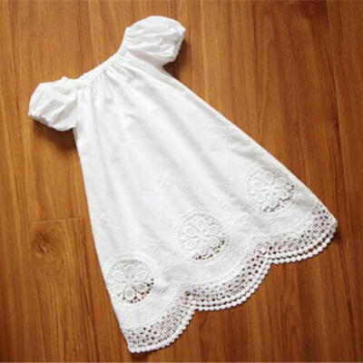 

US New Infant Kid Baby Girls Lace Floral Dress Skirt Princess Casual Outfits