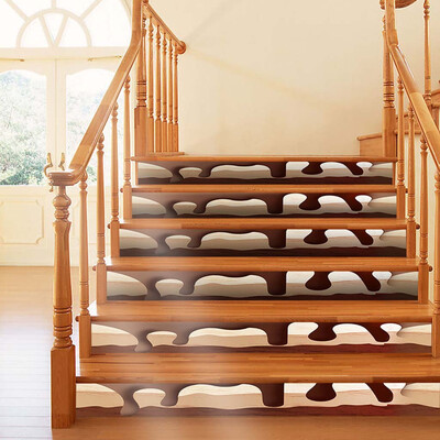 

〖Follure〗3D Simulation Stair Stickers Waterproof Wall Stickers DIY Home Decor