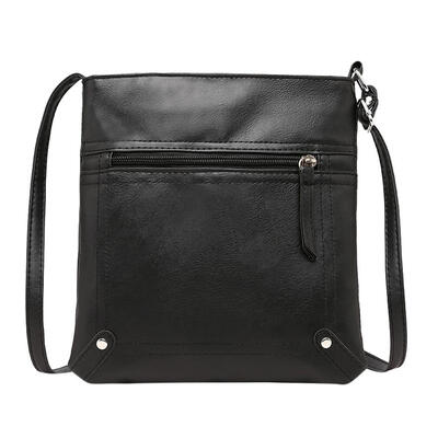 

Solid Color Shoulder Messenger Handbags Women Leather Casual Crossbody Bags