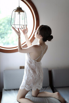 

Womens sexy lingerie womens embroidered lace nightgown sexy pajamas set