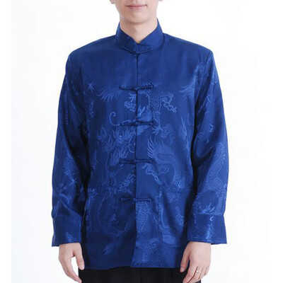 

Men Traditional Chinese Tang Suit Coat Kung Fu Uniform Casual Jacket Clothing