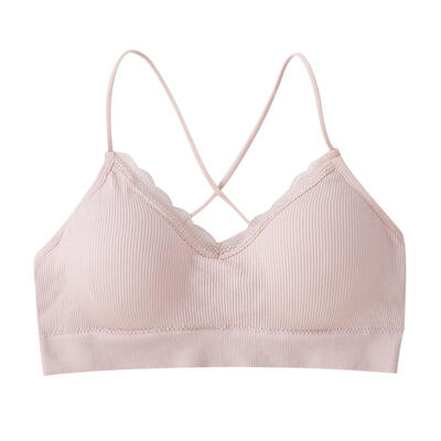 

Summer Padded Crop Top Sexy Underwear Women Solid Wrapped Chest Tops