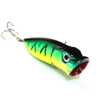 

5 colors Fishing Lures Popper Lure 65cm 13g fishing bait 6 high carbon steel hook fishing tackle