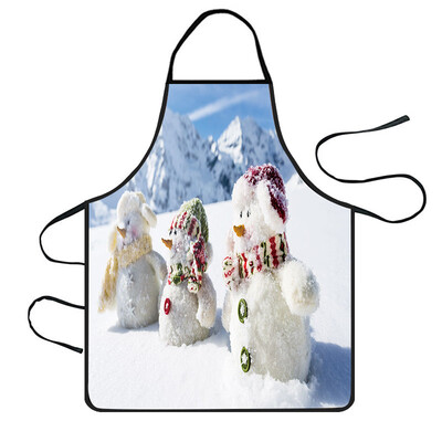 

Tailored Christmas Decoration Waterproof Apron Kitchen Aprons Dinner Party Apron