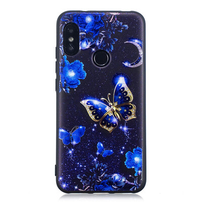 

Butterfly Pattern TPU Relief Case for Xiaomi Mi A2 Lite