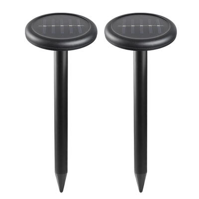

2pcs Outdoor Garden Solar Mole Repellent Ultrasonic Snake Mouse Repeller