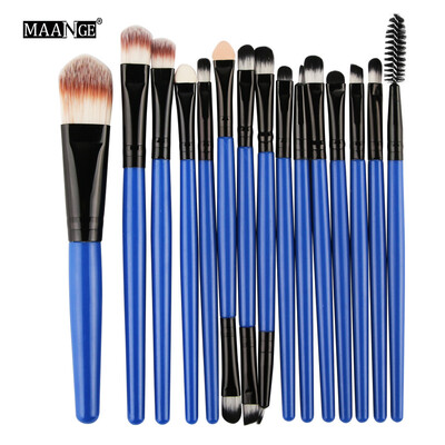 

〖Follure〗15pcs Cosmetic Makeup Brush Blusher Eye Shadow Brushes Set Kit GD