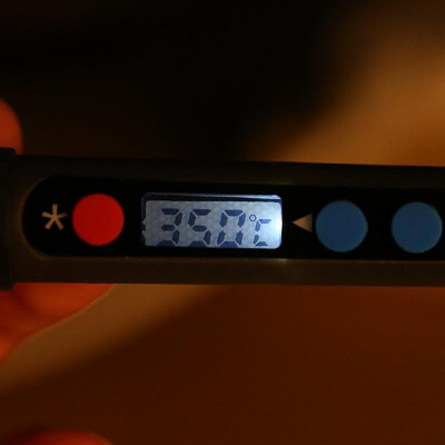 

PX-988 Digital Soldering Iron Backlight LCD Digital Thermostat Lead-free Electric Soldering Station EU Plug