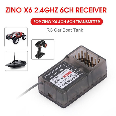 

ZINO X6 24Ghz 6CH Receiver for ZINO X4 4CH 6CH Transmitter RC Car Boat Tank