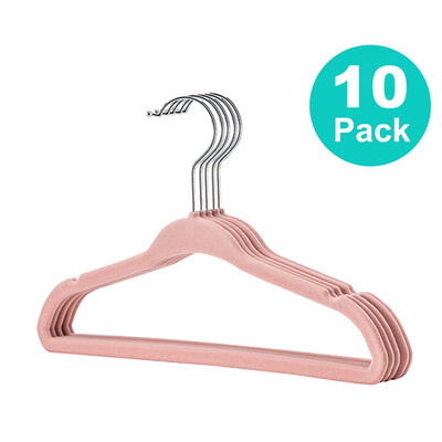 

〖Follure〗102030 Pack Non-Slip Velvet Kids Hangers For Jackets Pants & Dress Clothes