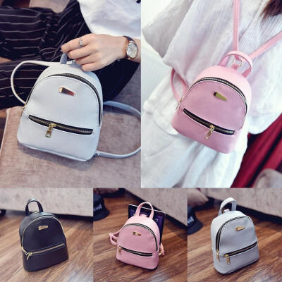 

Cute Fashion Women Leather Backpacks Travel Rucksack Mini Handbags School Bag