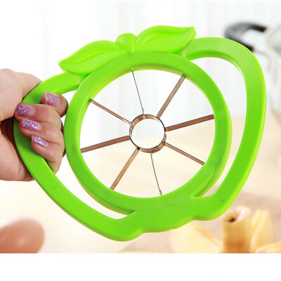 

Siaonvr Kitchen Apple Slicer Cutter Pear Fruit Divider Tool Comfort Handle Peeler Green