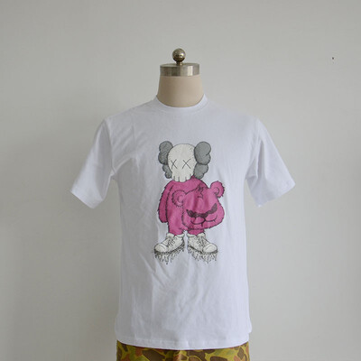 

Yq summer casual cotton short-sleeved T-shirt fashion personality 7322