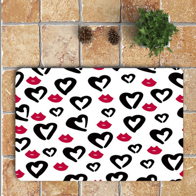 

Gobestart Romantic Valentines Day Area Rug Mat For Living Dining Dorm Room Bedroom Home