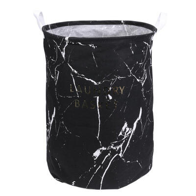 

Canvas Clothes Storage Barrel Waterproof Folding Laundry Basket Toys Holder