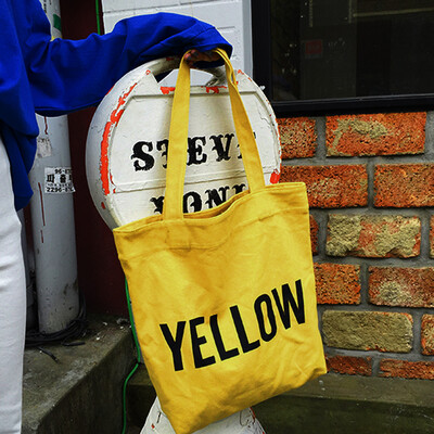 

Tailored Fashion Women Canvas Printing Letter Shoulder Bags Large Capacity Shopping Bag
